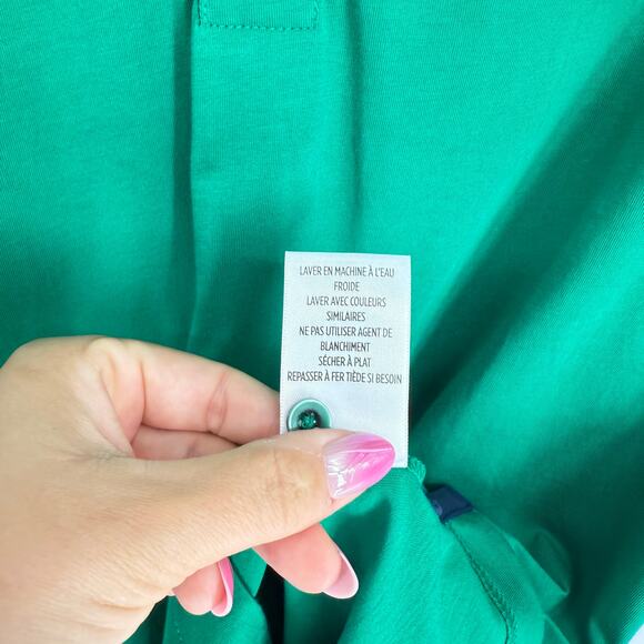 Robert Graham Short Sleeve Knit Performance Polo Shirt Embroidered Skull Patch M - Picture 6 of 8